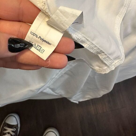 White button down career wear top - Picture 8 of 9